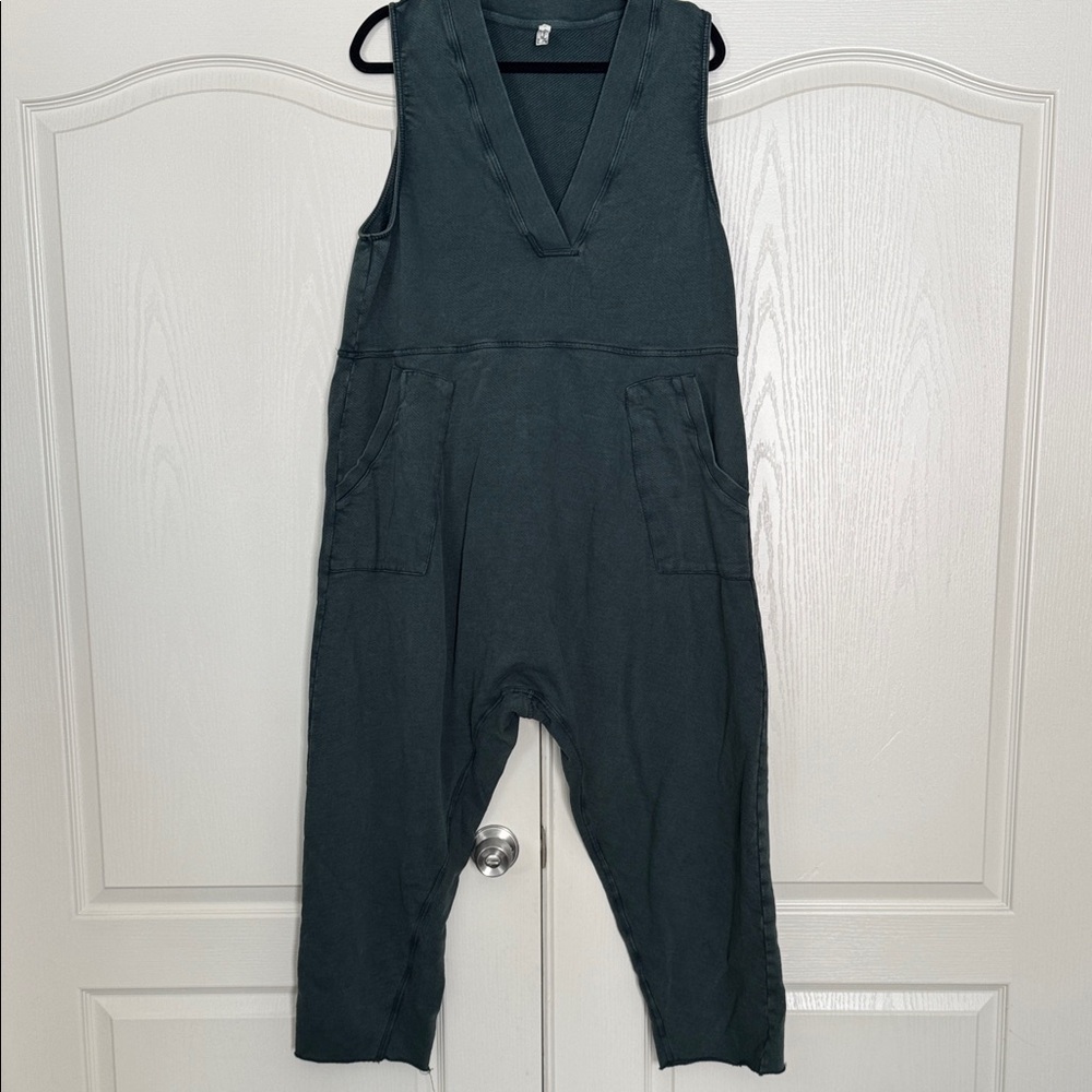 Free People Movement drop crotch jumper